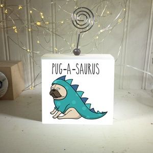 PUG-A-SAURUS photo clip holder
